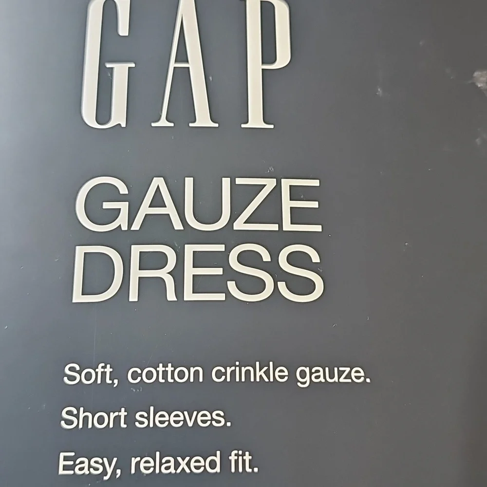 Gap Women's Gauze Tiered Dress Black